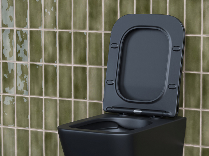 Подвесной унитаз CERAMICANOVA Metric Rimless CN3007MB