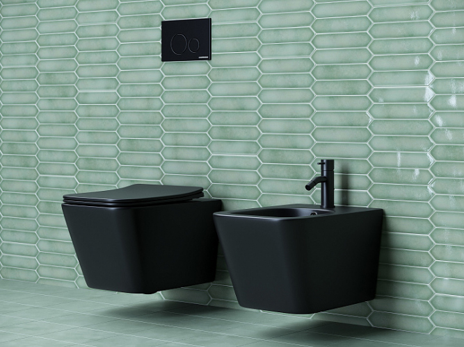 Подвесной унитаз CERAMICANOVA Metric Rimless CN3007MB