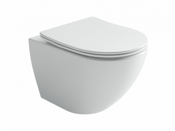 Подвесной унитаз CERAMICANOVA Metropol Торнадо безободковый CN4002T