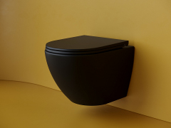 Подвесной унитаз CERAMICANOVA Metropol Торнадо безободковый CN4002TMB