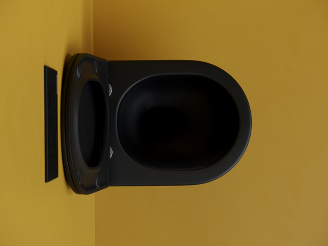 Подвесной унитаз CERAMICANOVA Metropol Торнадо безободковый CN4002TMB