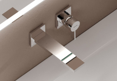 Смеситель для раковины SANCOS Linn c внутренней частью, хром, SC9021CH