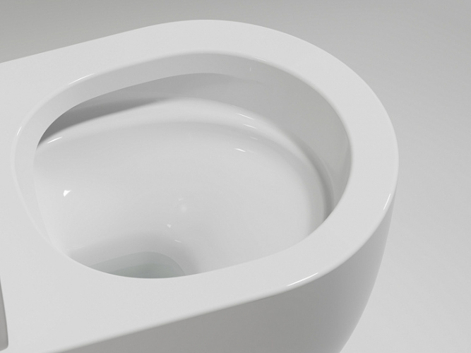 Подвесной унитаз CERAMICANOVA Modena Rimless CN6063