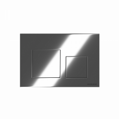 Система инсталляции для унитазов CERAMICANOVA Balance с кнопкой смыва Square, цвет хром глянцевый, с креплениями, CN121002CH