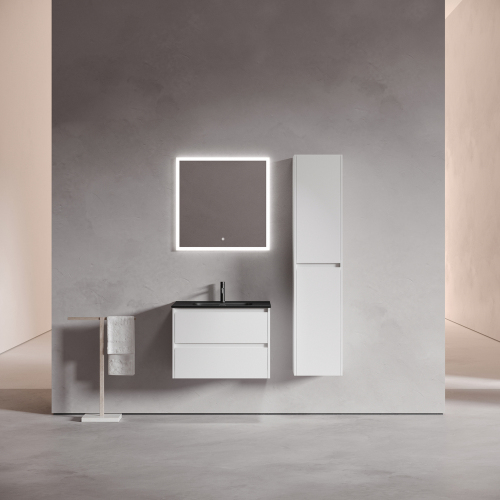 Тумба подвесная SANCOS Libra под раковину, белый глянец 690х450х500мм, LB70W