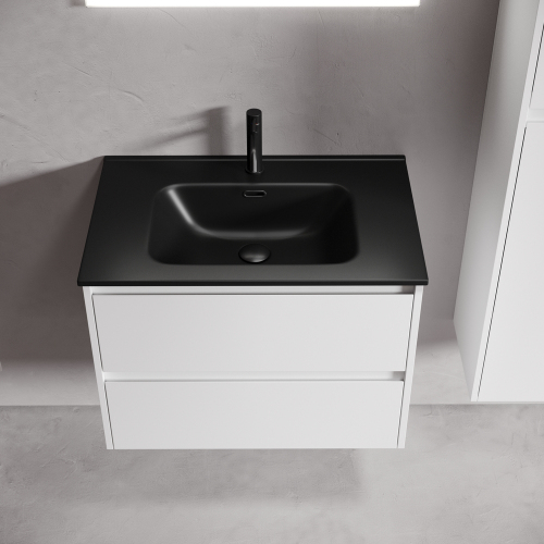 Тумба подвесная SANCOS Libra под раковину, белый глянец 690х450х500мм, LB70W