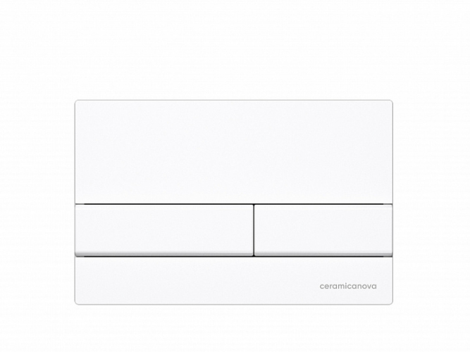 Система инсталляции для унитазов CERAMICANOVA Envision с кнопкой смыва Flat цвет белый, креплениями, CN1002W