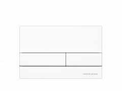 Система инсталляции для унитазов CERAMICANOVA Envision с кнопкой смыва Flat цвет белый, креплениями, CN1002W