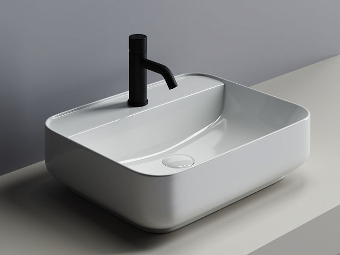 Умывальник CERAMICANOVA Element чаша накладная прямоугольная CN5015
