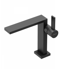Смеситель для раковины SANCOS Linn, черный матовый, SC9019MB