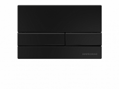 Система инсталляции для унитазов CERAMICANOVA Envision с кнопкой смыва Flat цвет черный матовый, креплениями, CN1002B