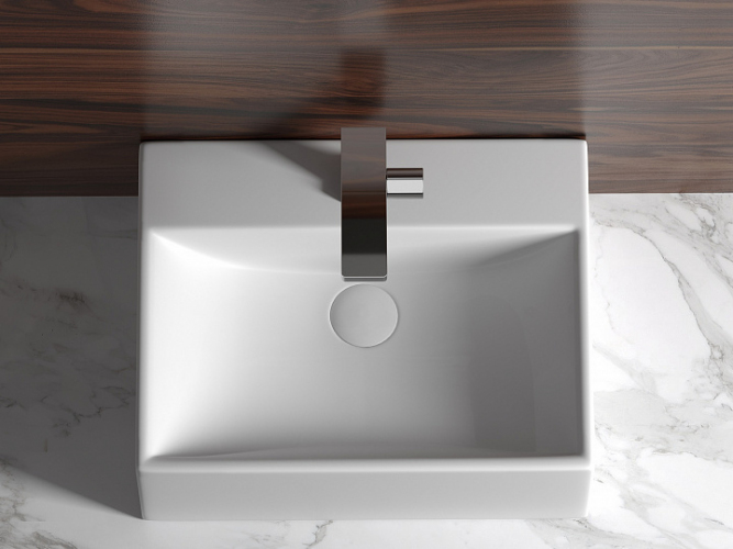 Умывальник CERAMICANOVA Element чаша накладная прямоугольная CN6040