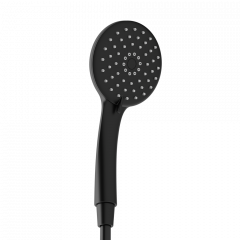 Душевая лейка SANCOS Lotus, диаметр 115 мм, 3 режима, цвет черный матовый, SC6003MB