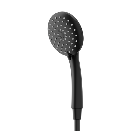 Душевая лейка SANCOS Lotus, диаметр 115 мм, 3 режима, цвет черный матовый, SC6003MB