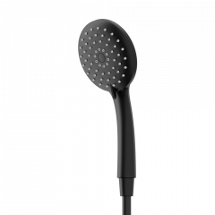 Душевая лейка SANCOS Lotus, диаметр 115 мм, 3 режима, цвет черный матовый, SC6003MB
