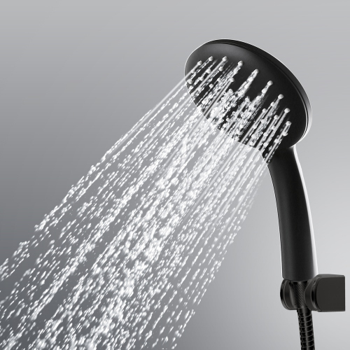 Душевая лейка SANCOS Lotus, диаметр 115 мм, 3 режима, цвет черный матовый, SC6003MB