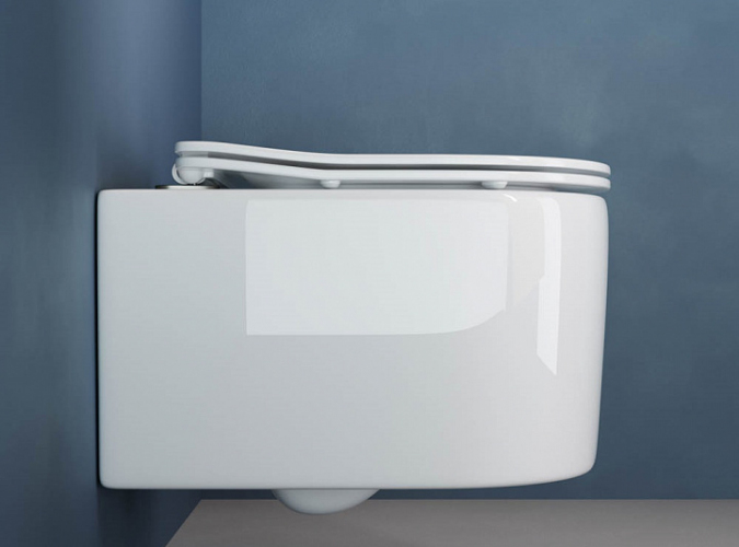 Подвесной унитаз CERAMICANOVA Moments Rimless CN3003