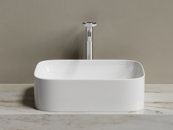 Умывальник CERAMICANOVA Element чаша накладная прямоугольная CN6052