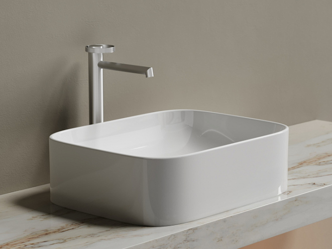 Умывальник CERAMICANOVA Element чаша накладная прямоугольная CN6052