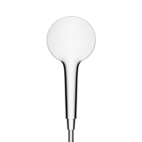 Душевая лейка SANCOS Luna, кнопочное управление, диаметр 120 мм, 3 режима, цвет хром/белый, SC6004CH