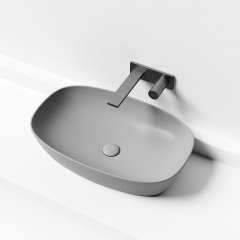 Смеситель для раковины SANCOS Nexus с внутренней частью, вороненая сталь, SC9013GG