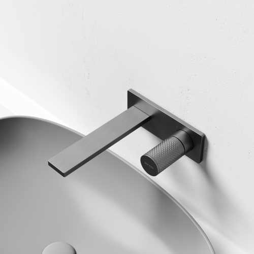 Смеситель для раковины SANCOS Nexus с внутренней частью, вороненая сталь, SC9013GG