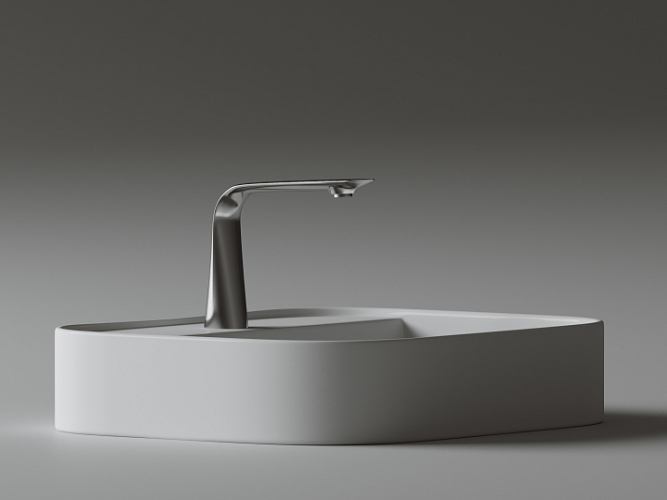 Умывальник CERAMICANOVA Element чаша накладная прямоугольная CN6034