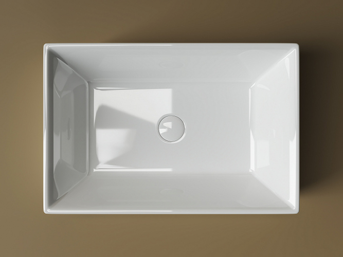 Умывальник CERAMICANOVA Element чаша накладная прямоугольная CN5013