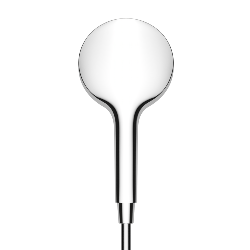 Душевая лейка SANCOS Nok round, кнопочное управление, диаметр 130 мм, 3 режима, цвет хром/черный матовый, арт SC6001CH-B, SC6001CH-B