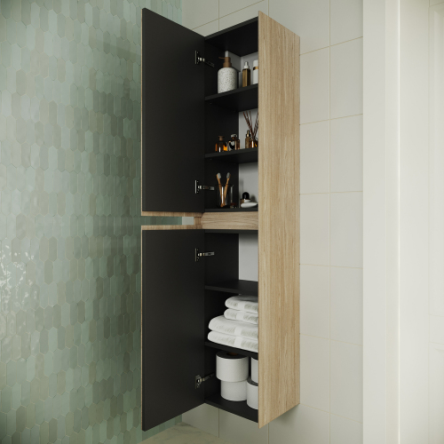 Шкаф-пенал SANCOS Cento подвесной, карпатская ель 350х300х1600, PCN35KE