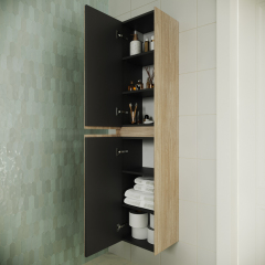 Шкаф-пенал SANCOS Cento подвесной, карпатская ель 350х300х1600, PCN35KE