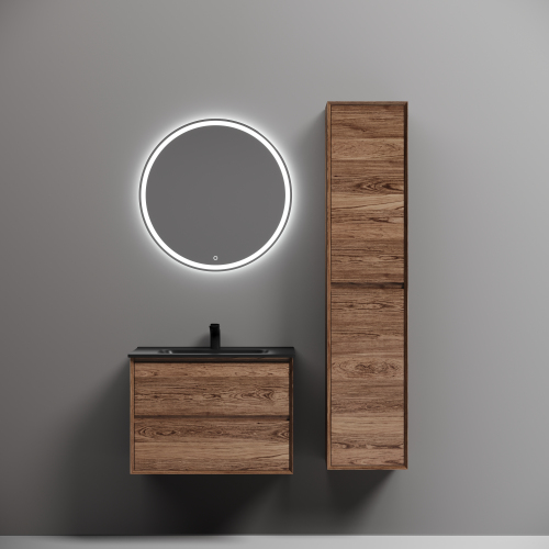 Тумба подвесная SANCOS Marmi 2.0 690х445х520 с двумя ящиками оснащенными доводчиками скрытого монтажа, дуб чарльстон,MR2.070ECH