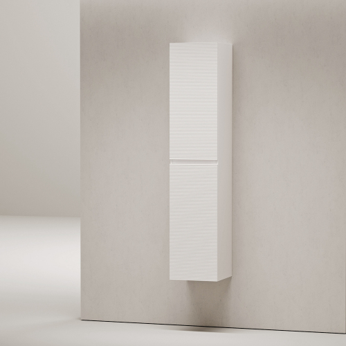 Шкаф-пенал SANCOS Folk подвесной, Bianco 350х350х1650 мм, PFL35W