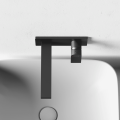 Смеситель для раковины SANCOS Studio c внутренней частью, вороненая сталь, SC9017GG