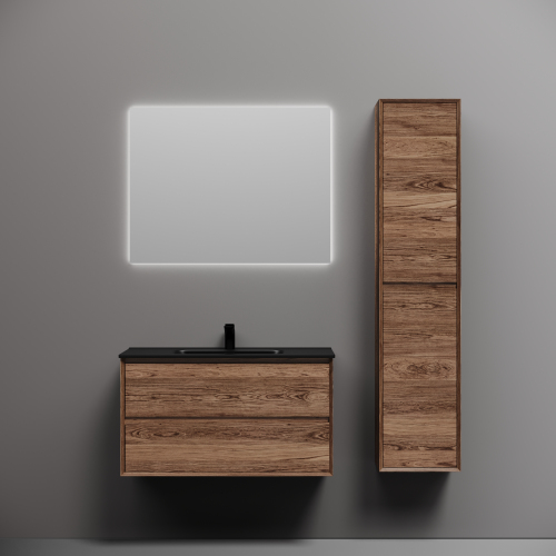 Тумба подвесная SANCOS Marmi 2.0 890х445х520 с двумя ящиками оснащенными доводчиками скрытого монтажа, дуб чарльстон,MR2.090ECH