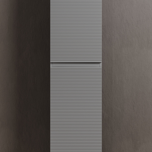 Шкаф-пенал SANCOS Folk подвесной, Ergraut soft 350х350х1650 мм, PFL35ES