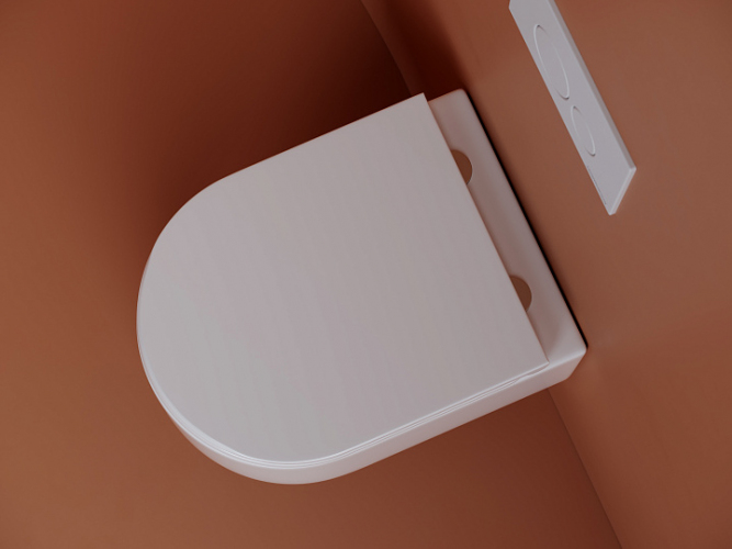 Подвесной унитаз CERAMICANOVA Ulma Rimless CN4006