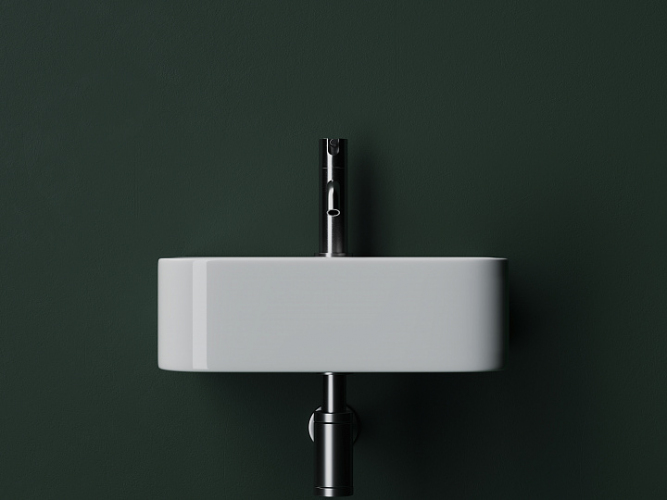 Умывальник CERAMICANOVA AURA с 1 отверстием для смесителя, без перелива CN2005