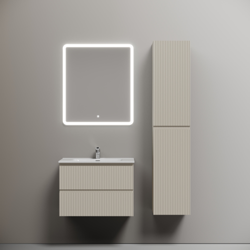 Тумба подвесная SANCOS Snob R 690х445х500, c двумя ящиками оснащенными доводчиками, Beige Soft ,SNR70CE