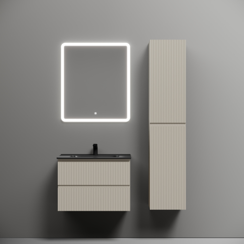 Тумба подвесная SANCOS Snob R 690х445х500, c двумя ящиками оснащенными доводчиками, Beige Soft ,SNR70CE