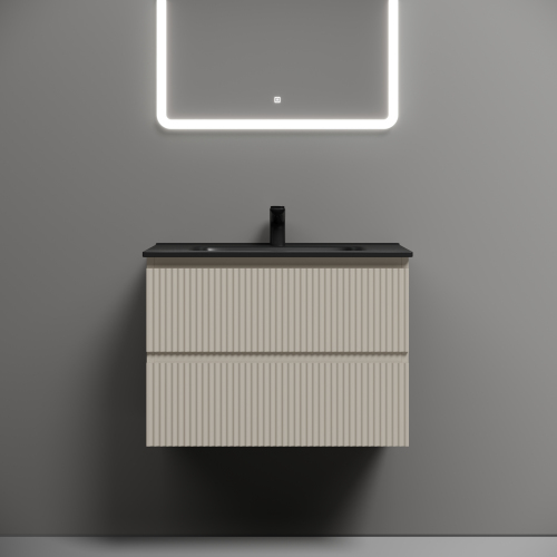 Тумба подвесная SANCOS Snob R 690х445х500, c двумя ящиками оснащенными доводчиками, Beige Soft ,SNR70CE