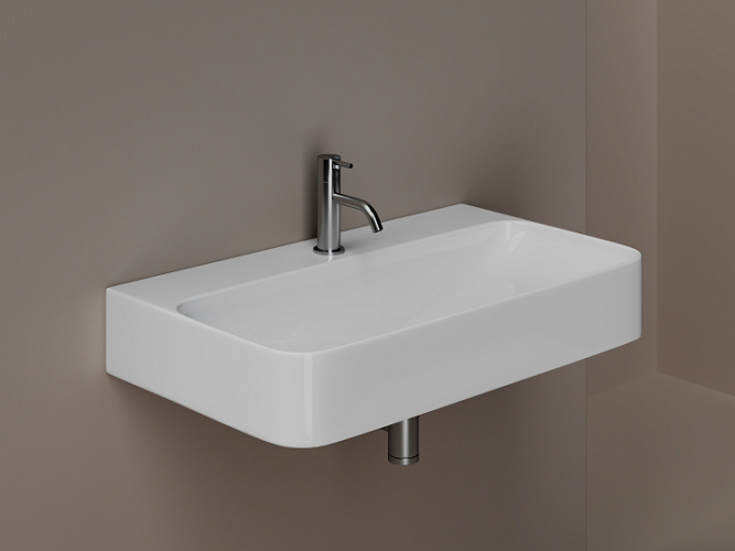 Умывальник CERAMICANOVA AURA с 1 отверстием для смесителя, без перелива CN2006