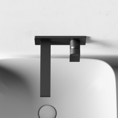 Смеситель для раковины SANCOS Studio c внутренней частью, черный матовый, SC9017MB