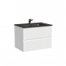 Тумба подвесная SANCOS Snob R 690х445х500, c двумя ящиками оснащенными доводчиками, Bianco,SNR70W
