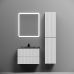 Тумба подвесная SANCOS Snob R 690х445х500, c двумя ящиками оснащенными доводчиками, Bianco,SNR70W