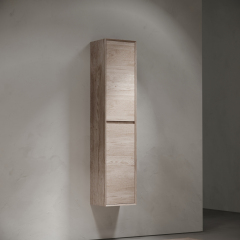 Шкаф-пенал SANCOS Marmi 1.0 подвесной, дуб галифакс натуральный 350х300х1600, PMR35EG
