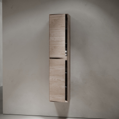 Шкаф-пенал SANCOS Marmi 1.0 подвесной, дуб галифакс натуральный 350х300х1600, PMR35EG