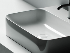 Умывальник CERAMICANOVA AURA с одним отверстием для смесителя CN2001