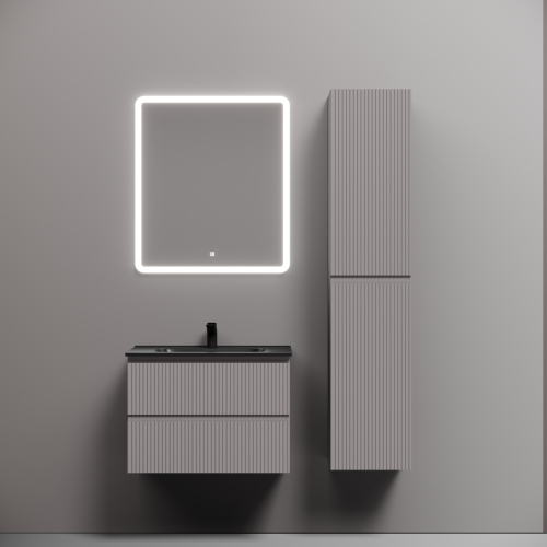 Тумба подвесная SANCOS Snob R 690х445х500, c двумя ящиками оснащенными доводчиками, Doha Soft,SNR70SM