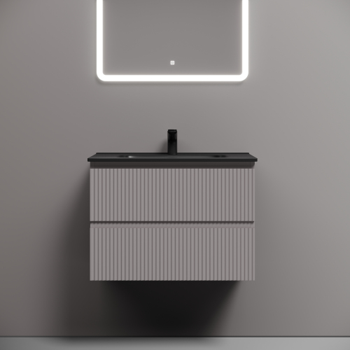 Тумба подвесная SANCOS Snob R 690х445х500, c двумя ящиками оснащенными доводчиками, Doha Soft,SNR70SM